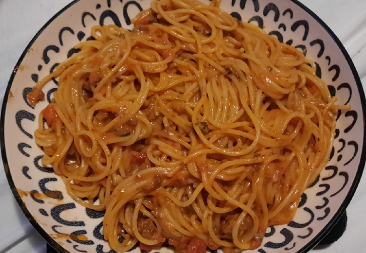Recette: Spaghetti express de maman.