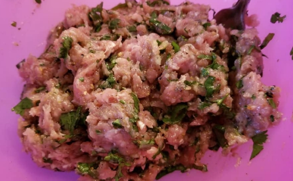 Recette: Farce � wonton.