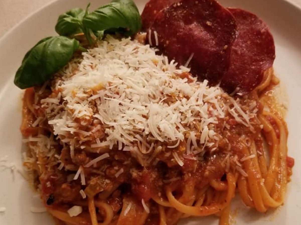 Recette: Sauce  spaghetti de mon mari.