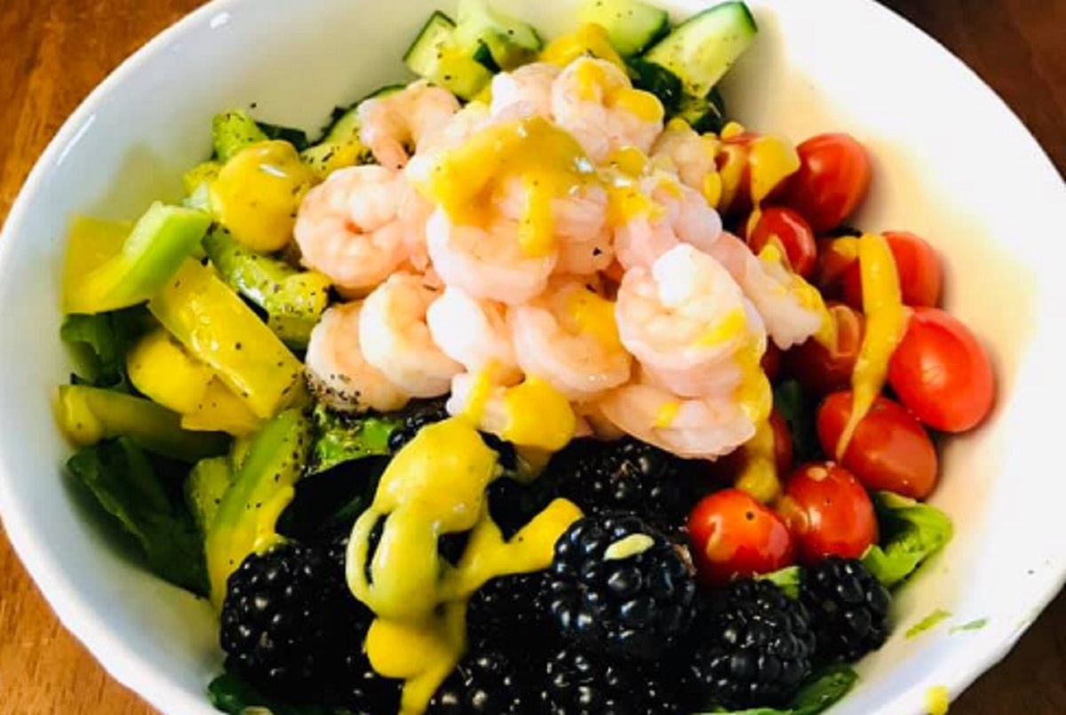 Recette: Salade de crevettes.