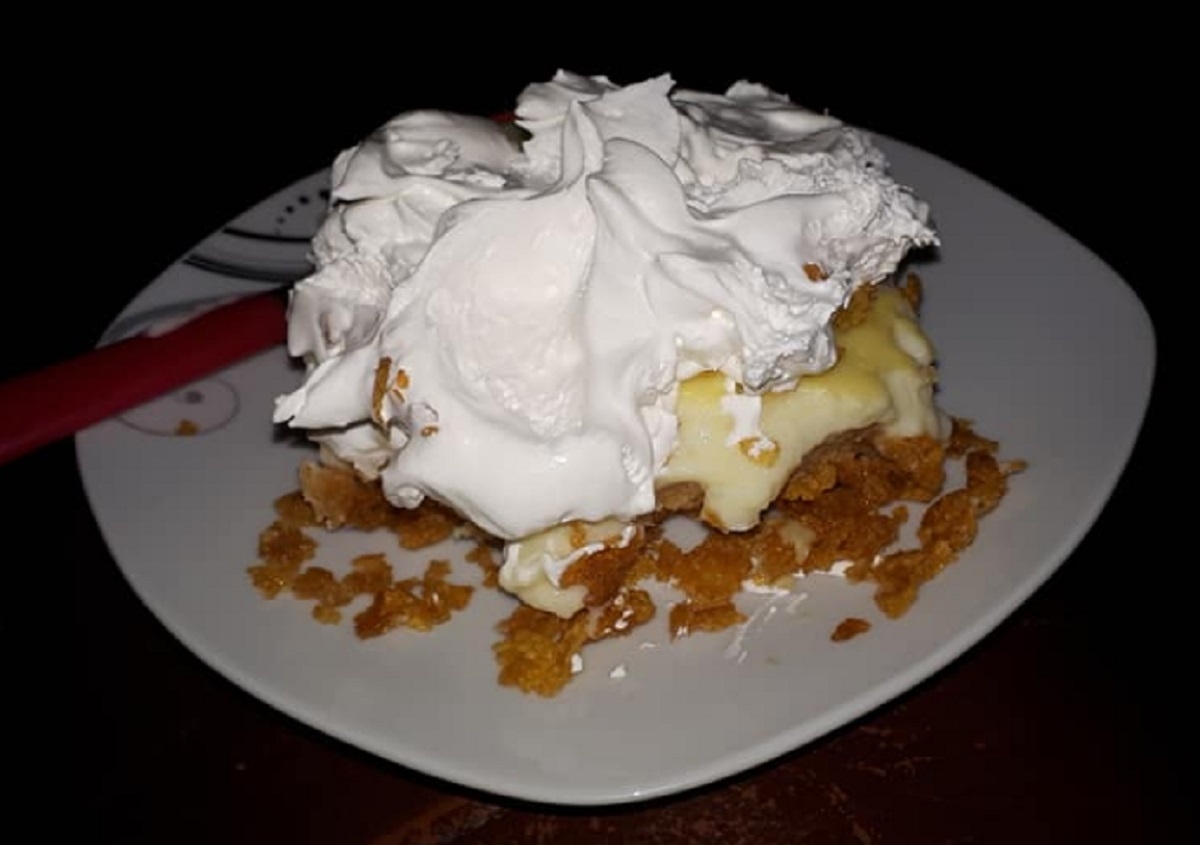 Recette: Tarte au cornflakes sans oeufs.