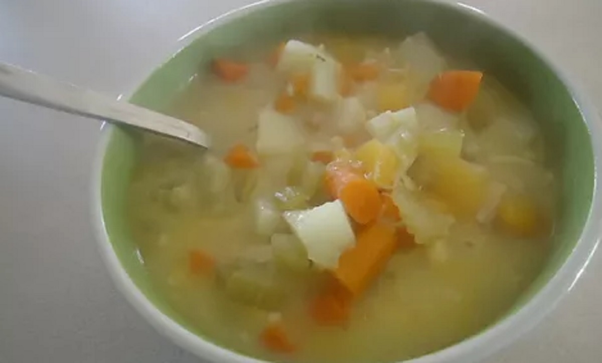 Recette: Soupe repas au poulet et lgumes.