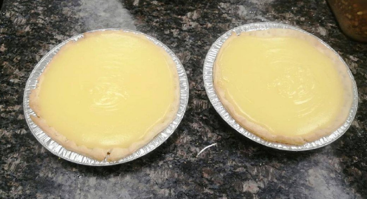 Recette: Tarte au citron et au fromage � la cr�me.