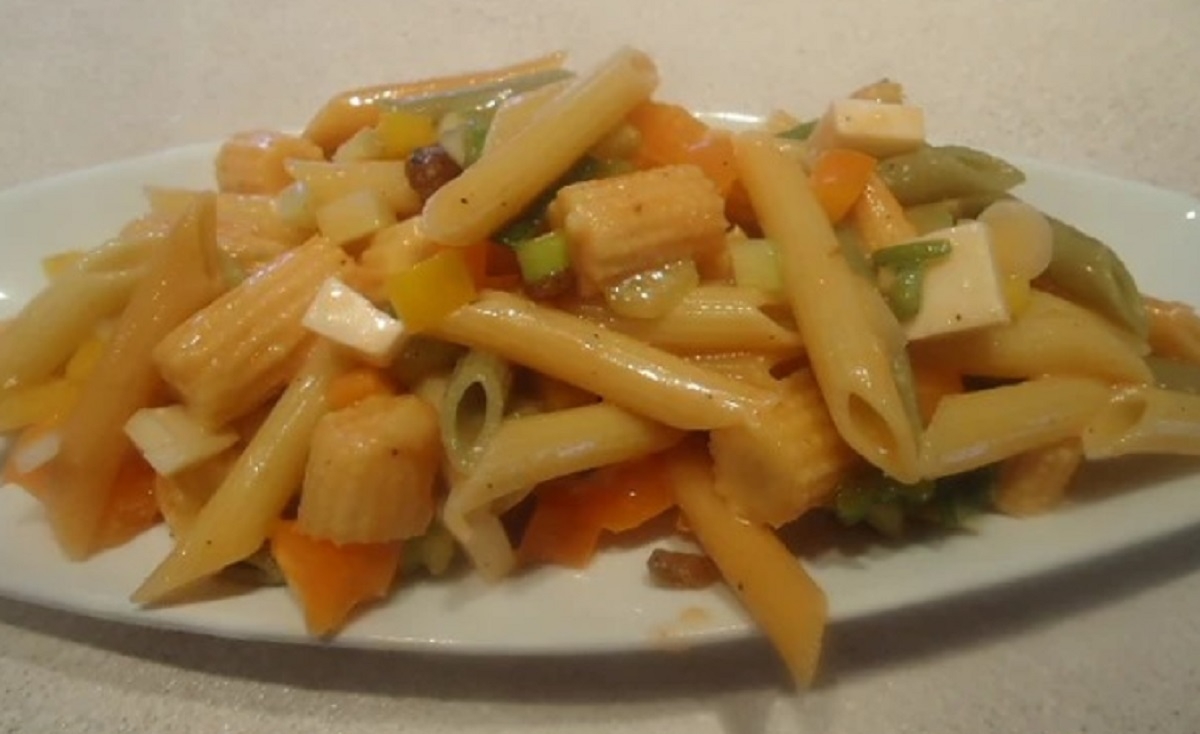 Recette: Salade aux pennes.