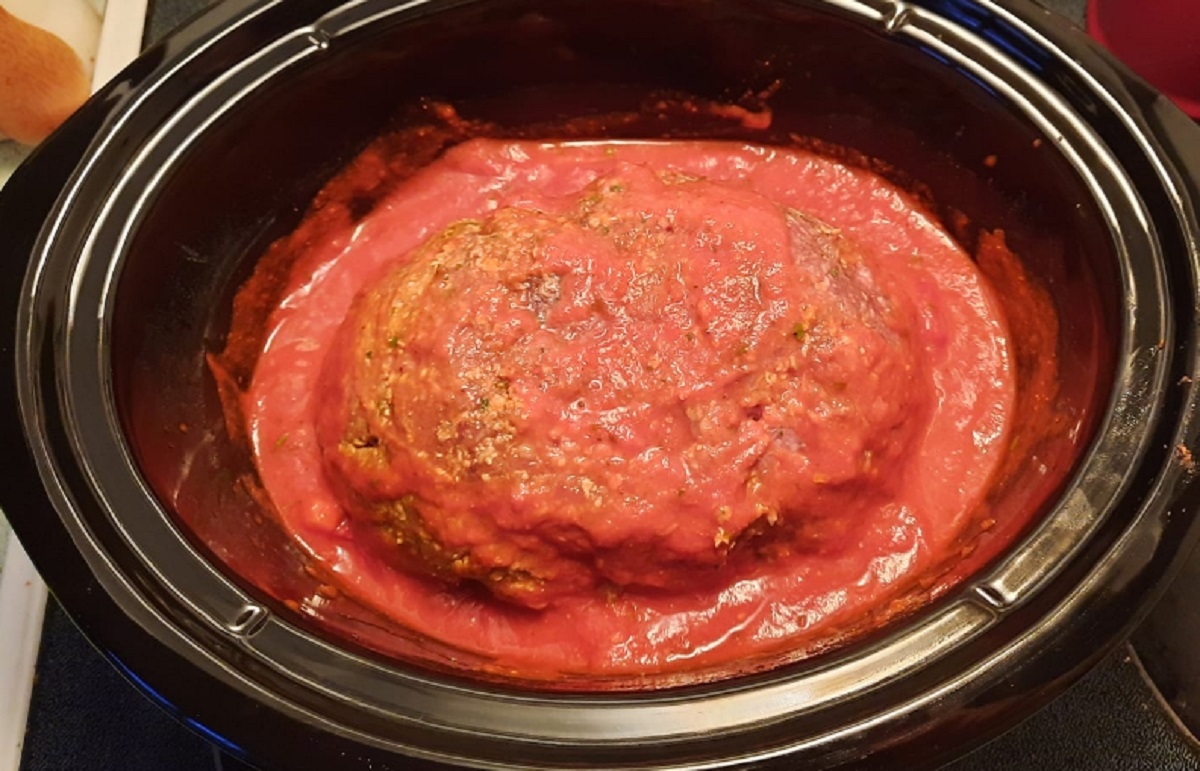 Recette: Pain de viande boeuf et saucisses Italiennes.