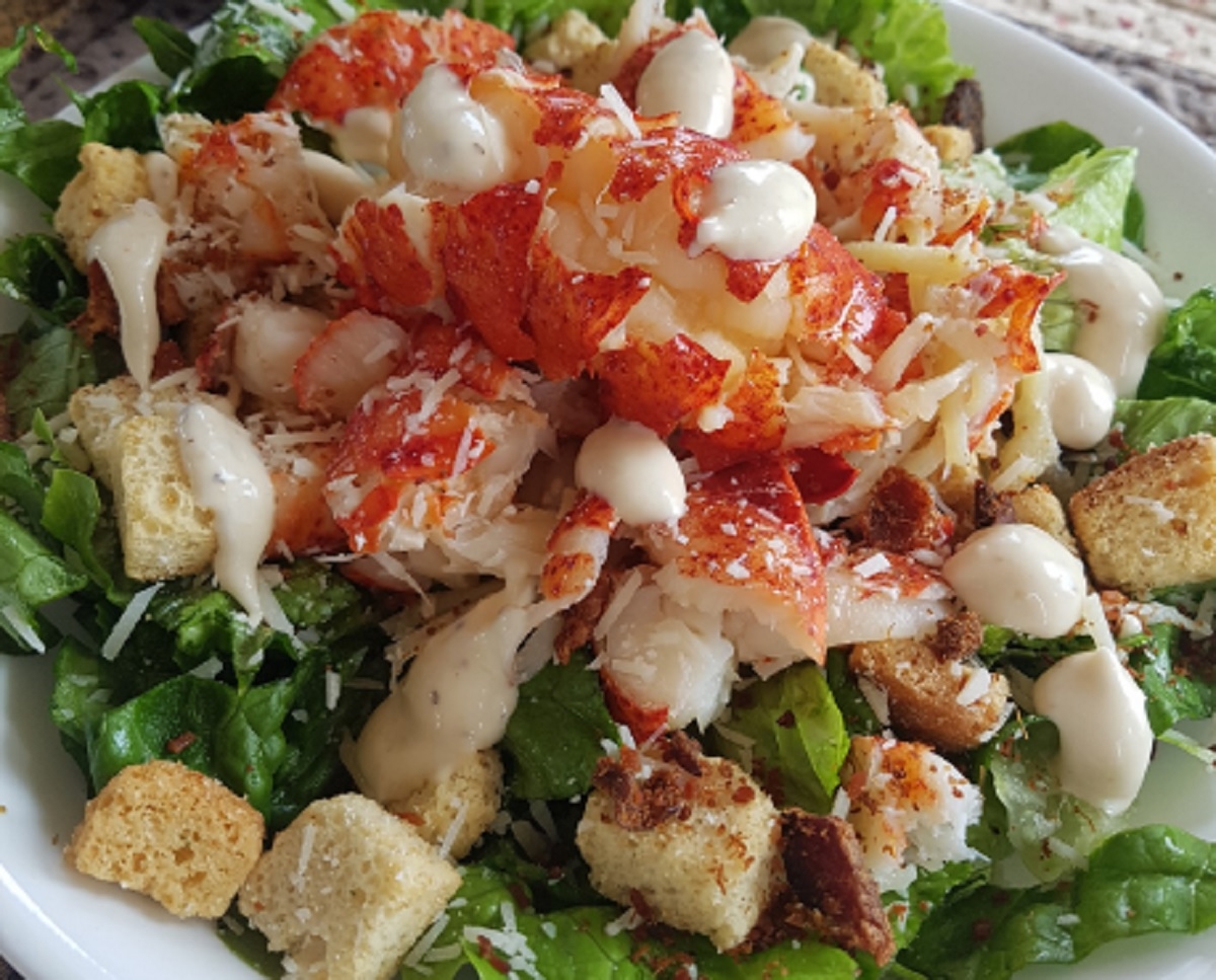 Recette: Salade csar au homard.