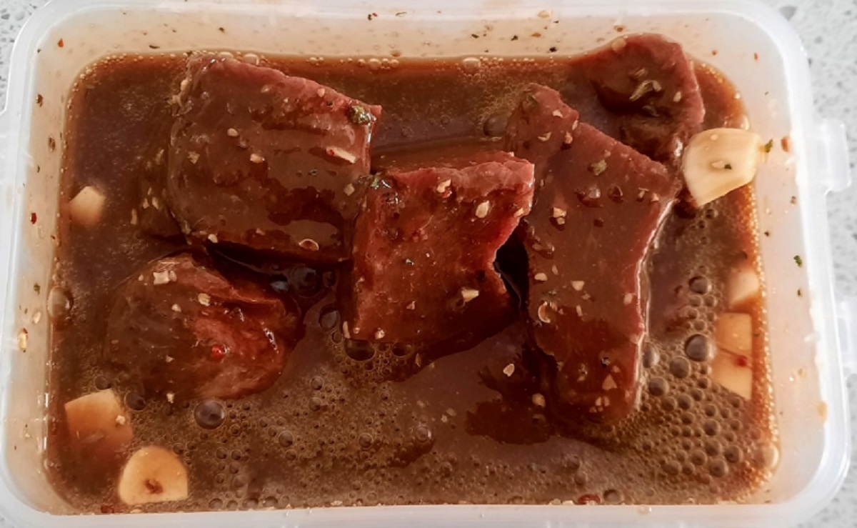 Recette: Marinade pour brochette de caribou.