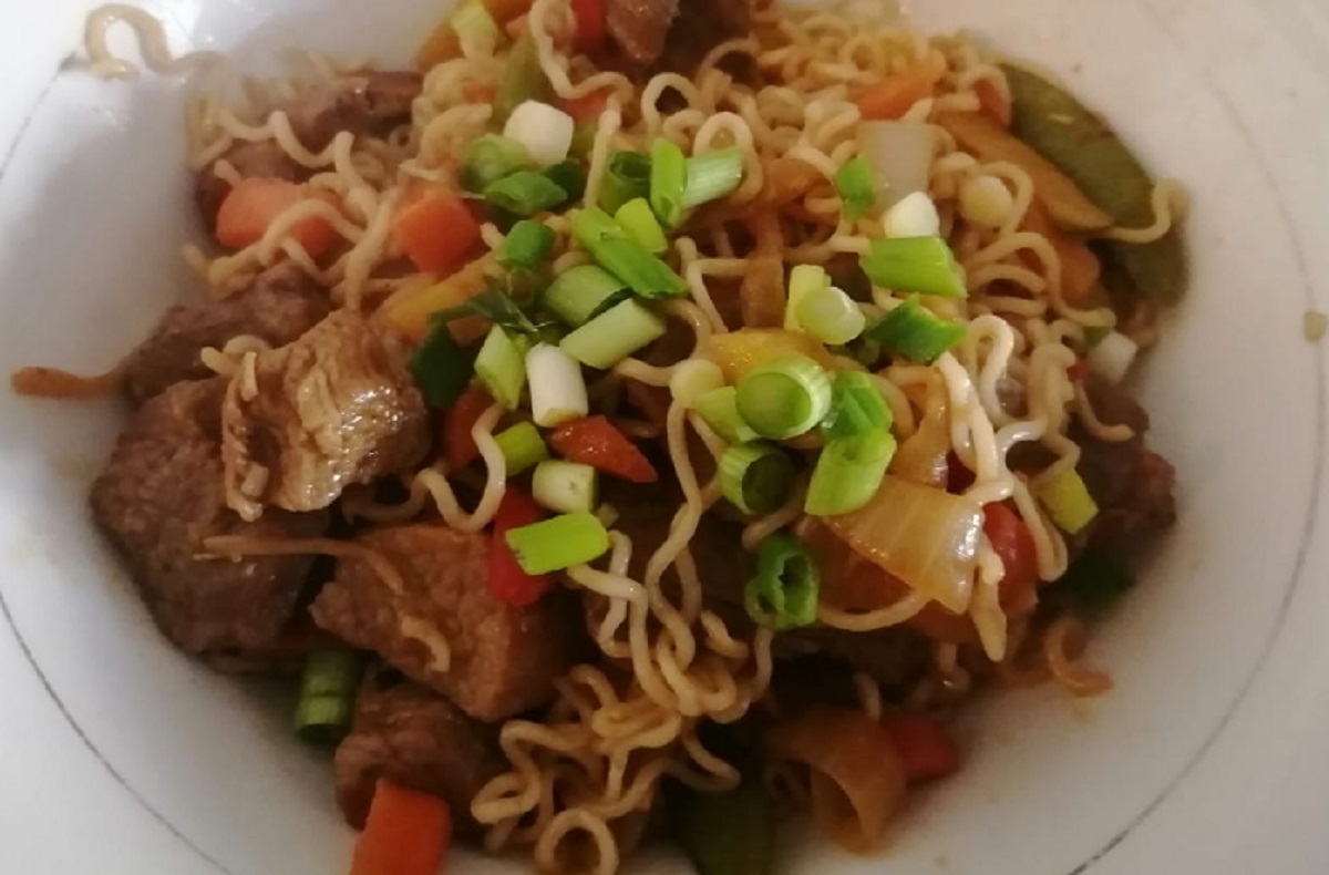 Recette: Saut� de veau au ramen.