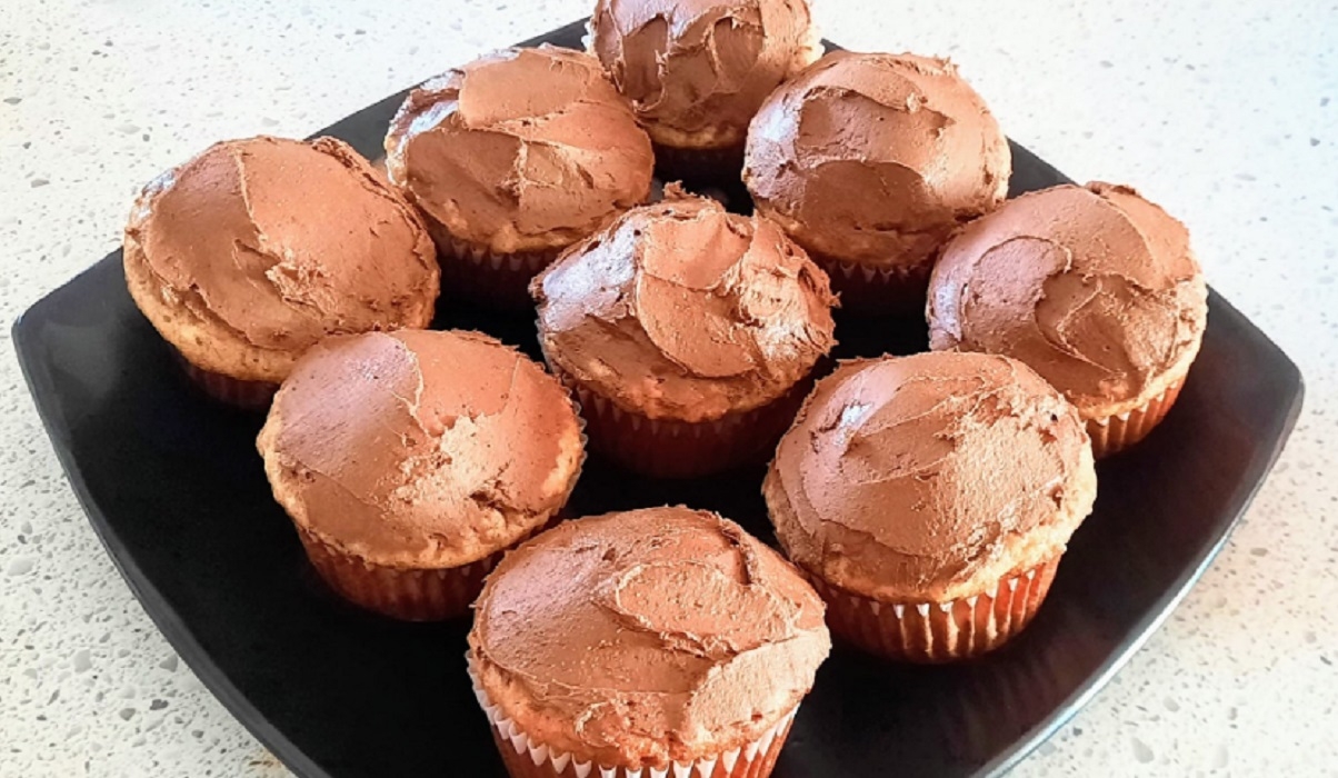 Recette: Muffins au chocolat et aux�bananes.