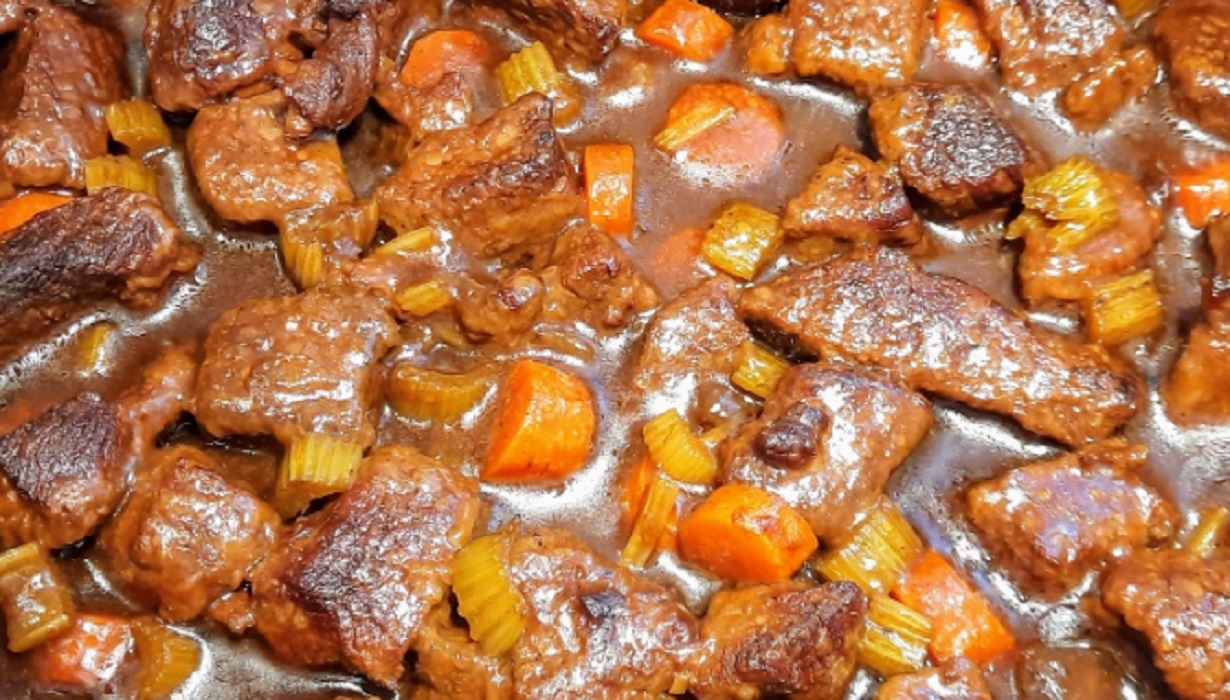 Recette: Boeuf  la mode de maman.