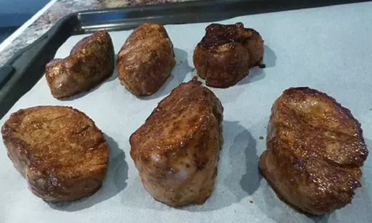 Recette: M�daillon de porc au four.