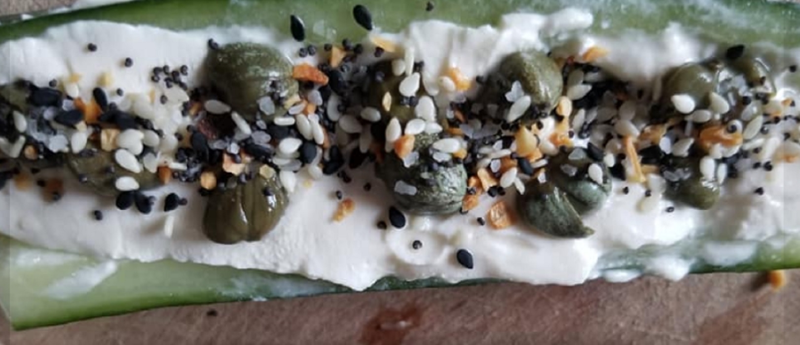 Recette: Concombre au fromage � la cr�me.