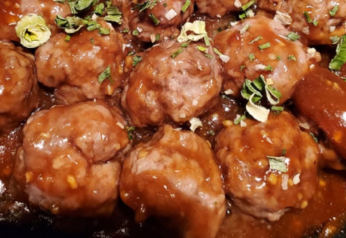 Recette: Boulettes de viande, miel et ail.