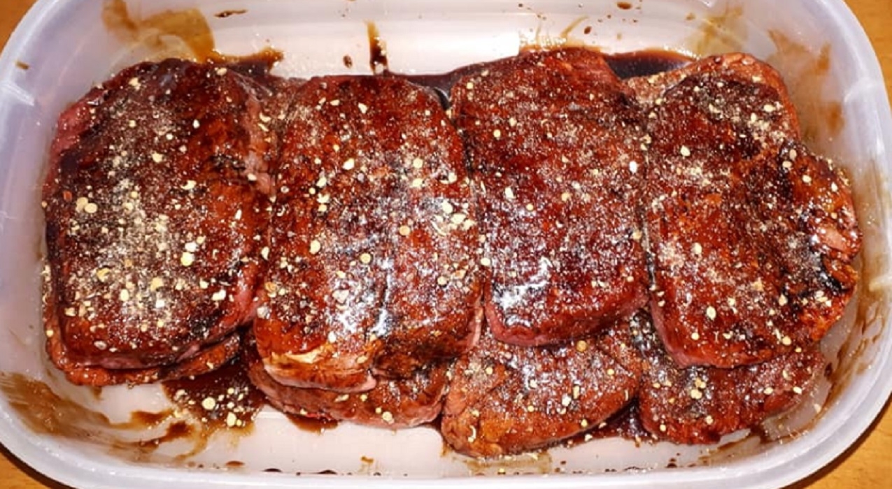 Recette: Marinade pour steak de boeuf.