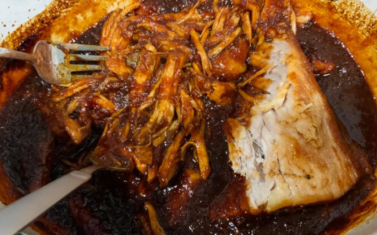 Recette: Porc effiloch� facile.