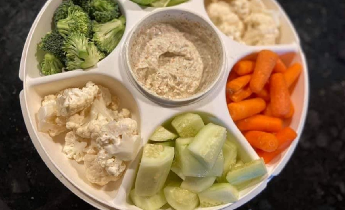 Recette: Hummus aux l�gumes.