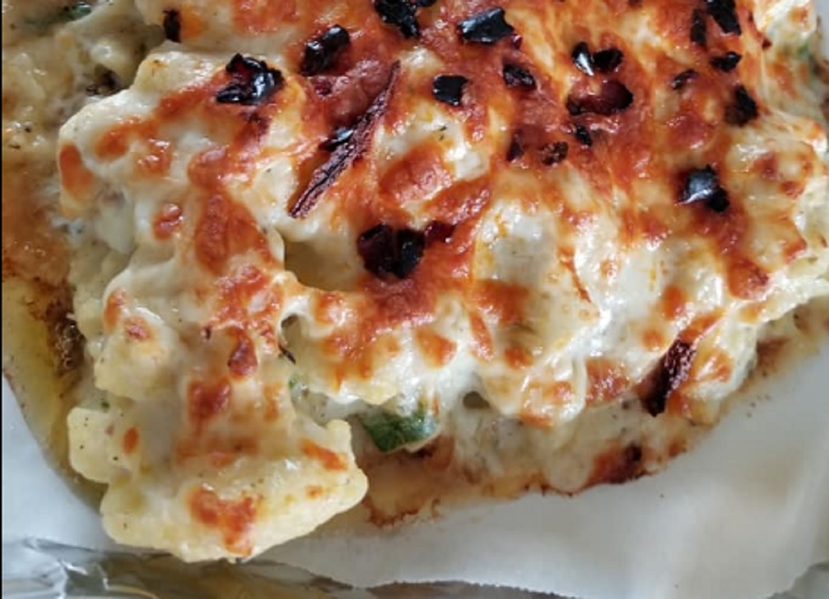 Recette: Chou-fleur, brocoli � l'ail et au parmesan gratin�.