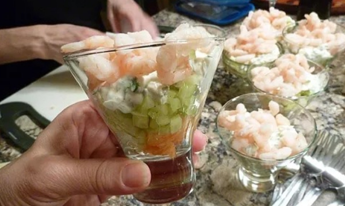 Recette: Verrines de saumon fum.