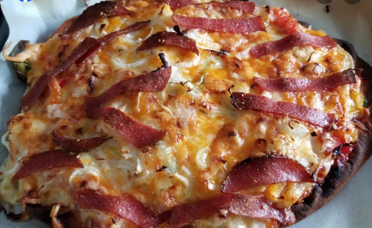 Recette: Pizza au poulet sp�cial maman