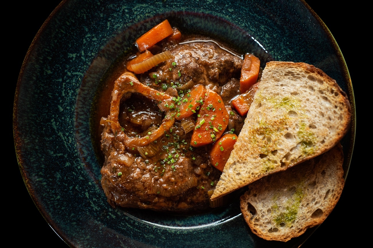 Recette: Osso buco de boeuf et lgumes.