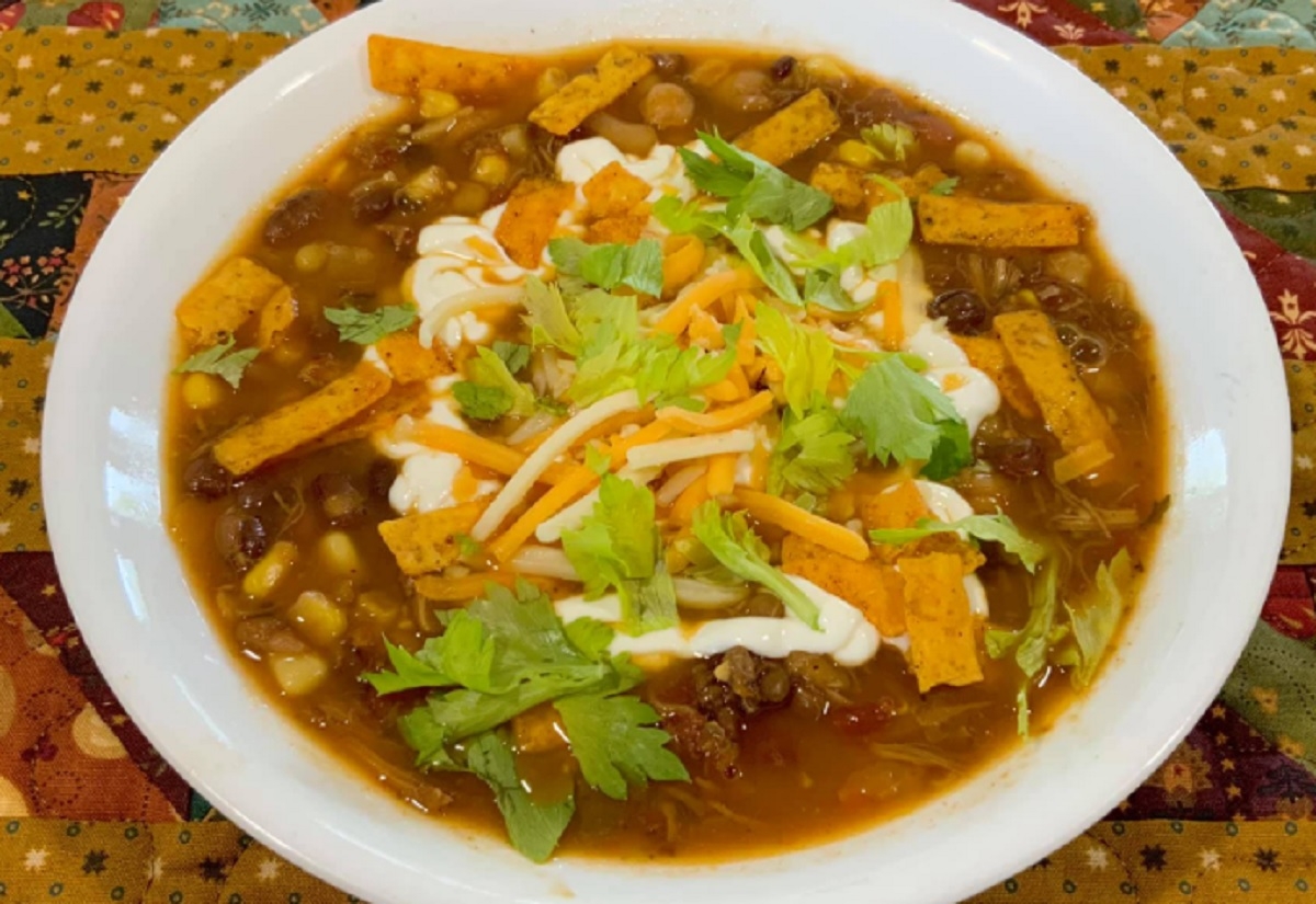Recette: Soupe mexicaine au poulet.