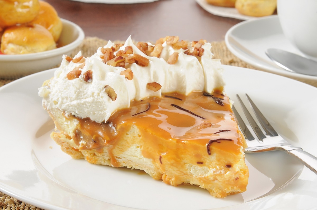 La d�licieuse Tarte � la cr�me et caramel de maman