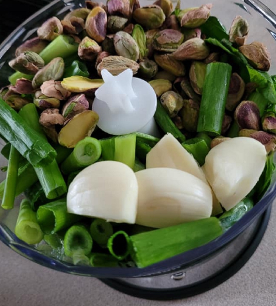 Recette: Pesto aux pistaches.