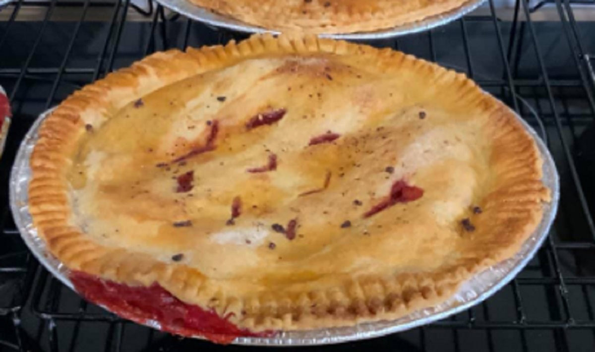 Recette: Tarte aux framboises de m�m�.