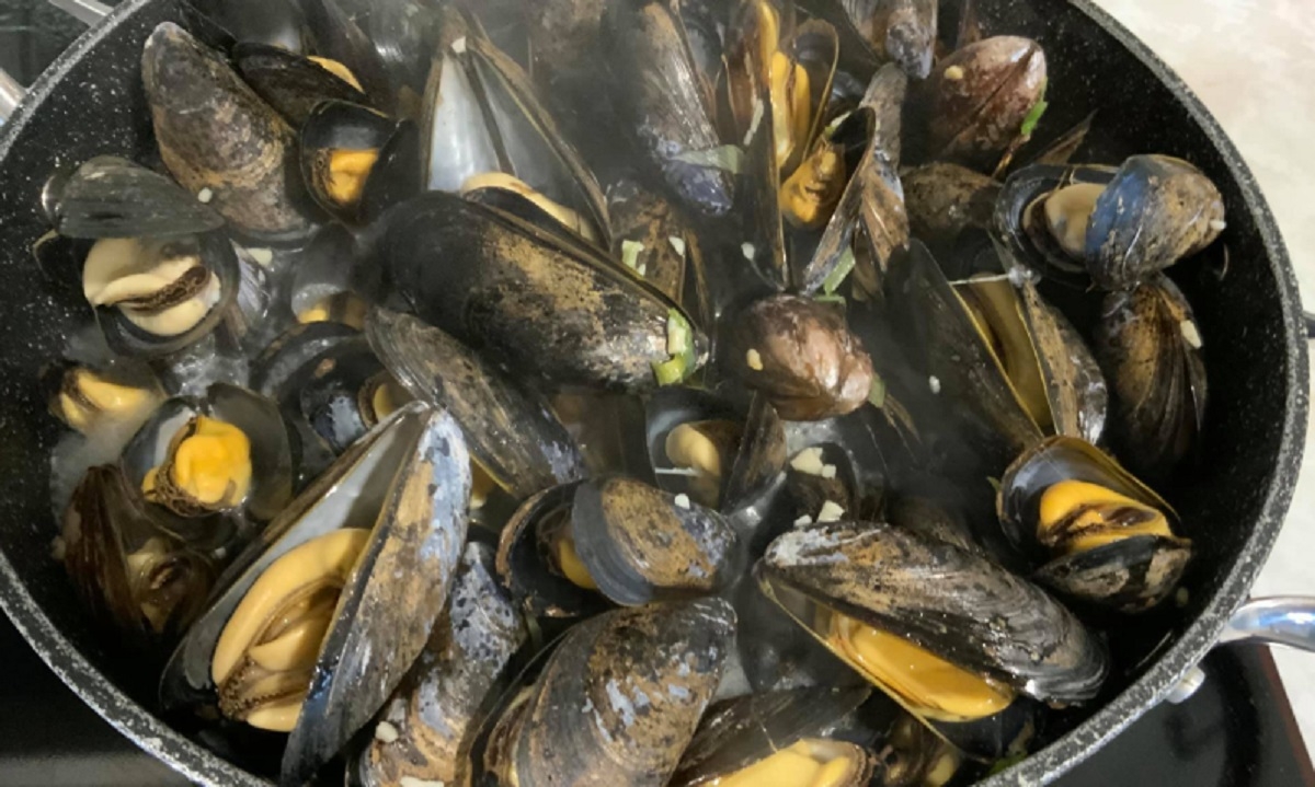 Recette: Moules  la bire rousse.