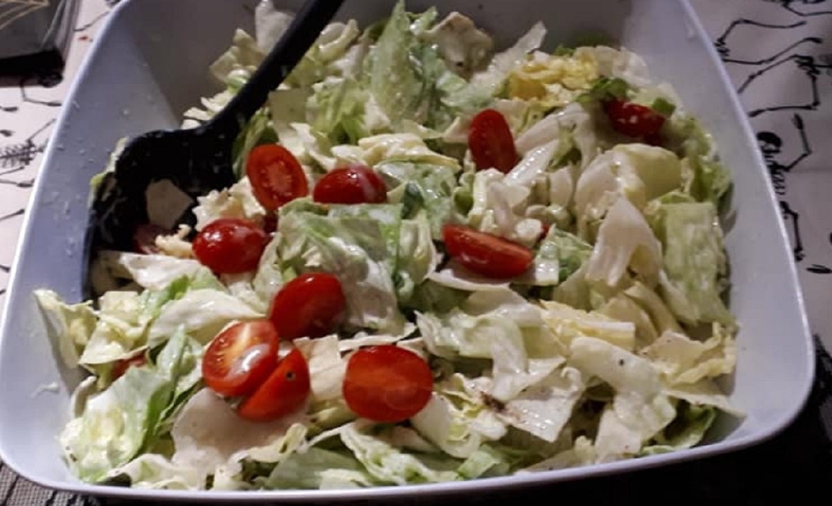Recette: Salade � la cr�me croquante.