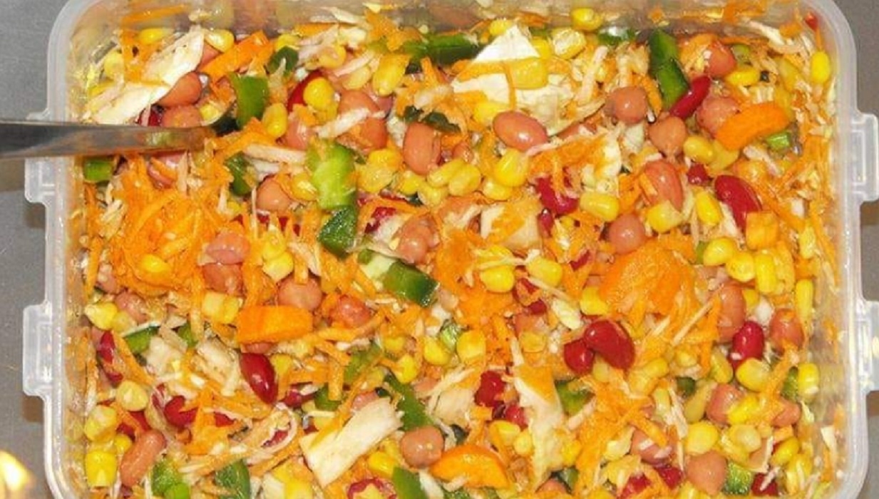 Recette: Salade Repas avec l�gumineuses.