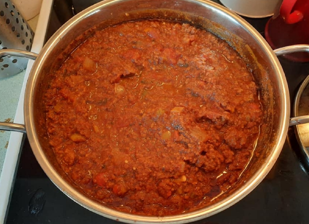 Recette: Sauce � spaghetti � la dinde�hach�e.