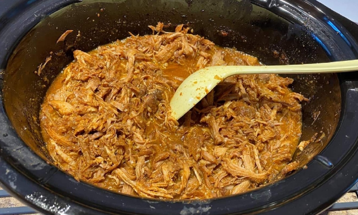 Recette: Poulet effiloch  la mijoteuse.