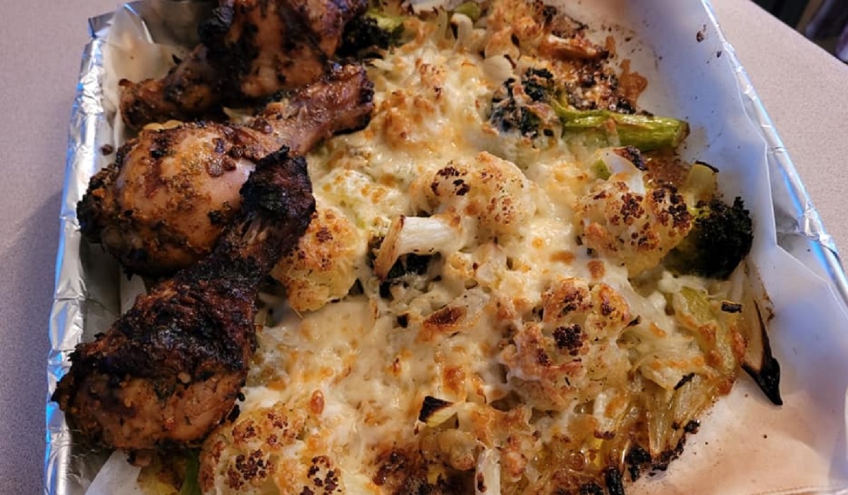 Recette: Chou-fleur et brocoli, sauce au curcuma.