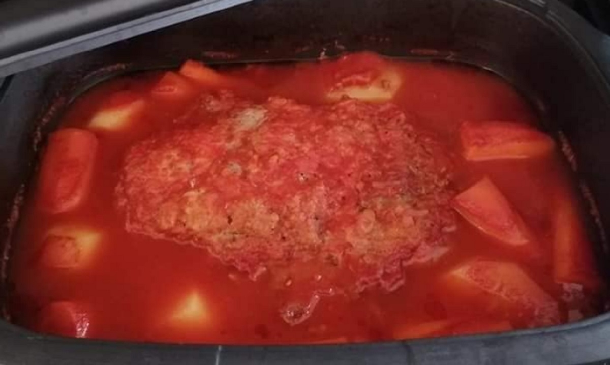 Recette: Longe de porc sauce tomates.