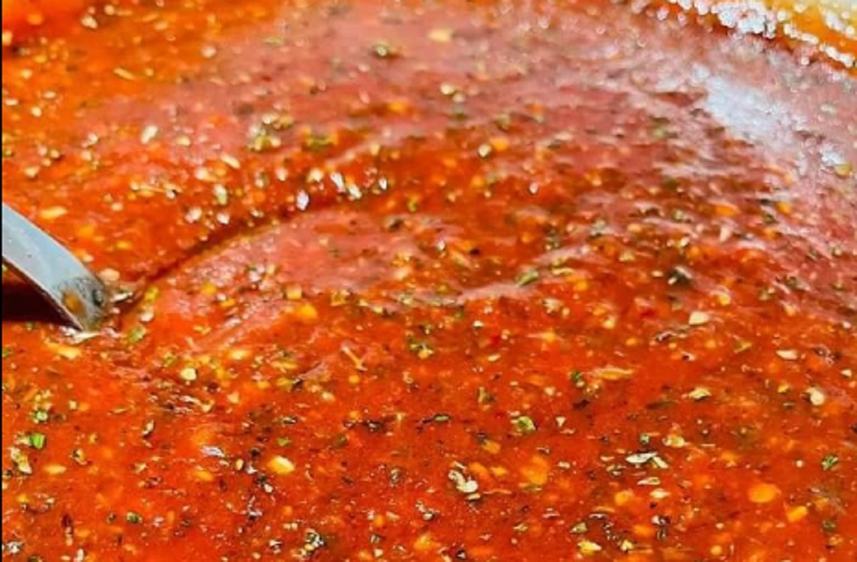 Recette: Sauce  pizza sans cuisson.