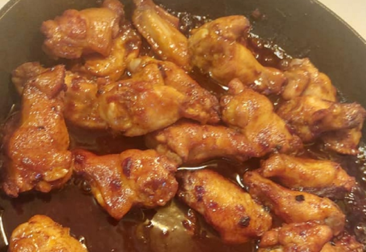 Recette: Ailes de poulet au miel et vinaigre balsamique.
