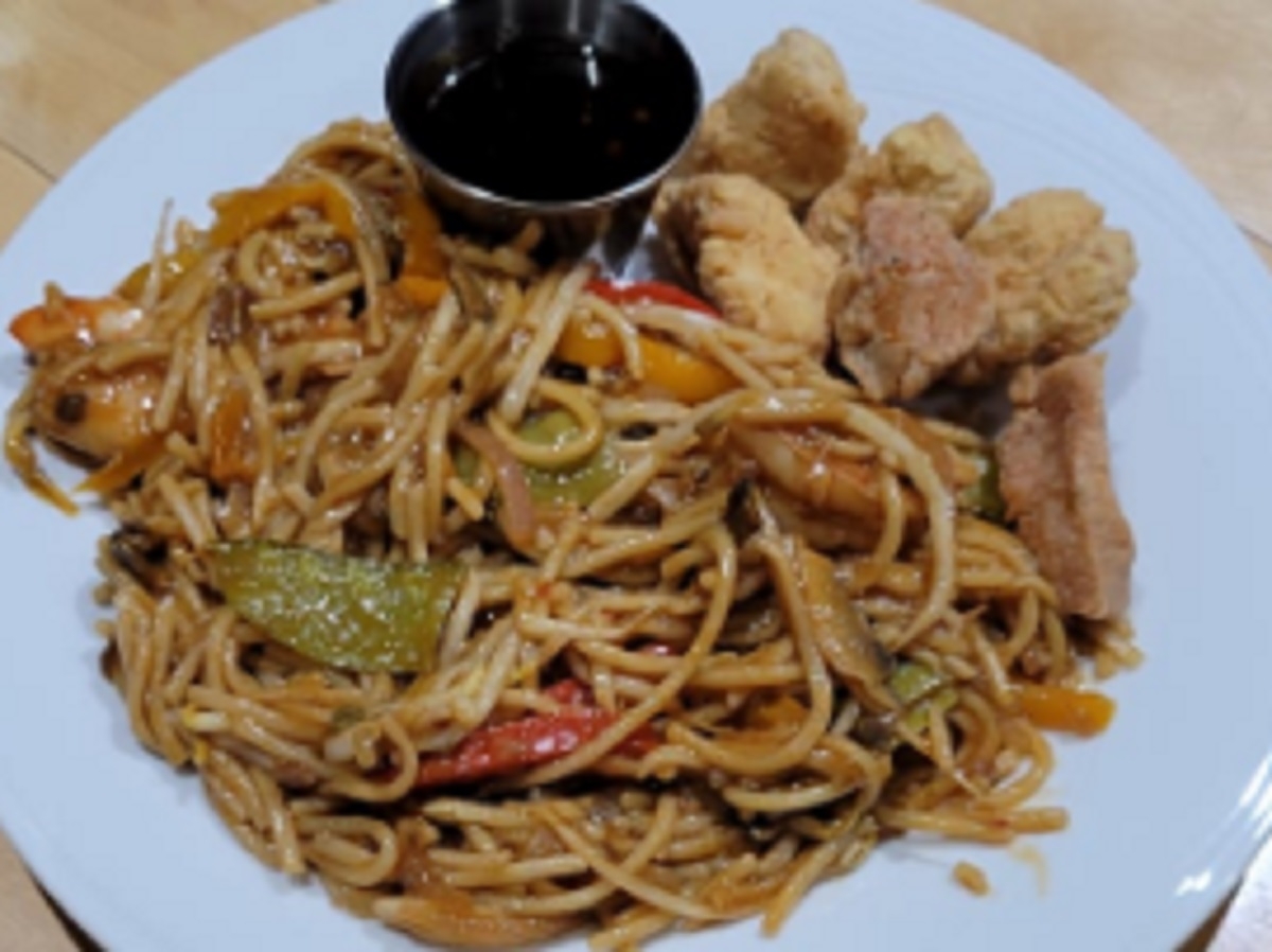 Recette: Spaghetti aux l�gumes et sa sauce sucr�e.