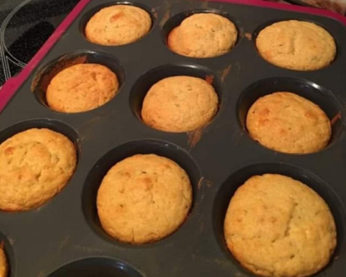 Recette: Muffins  la semoulede mas.
