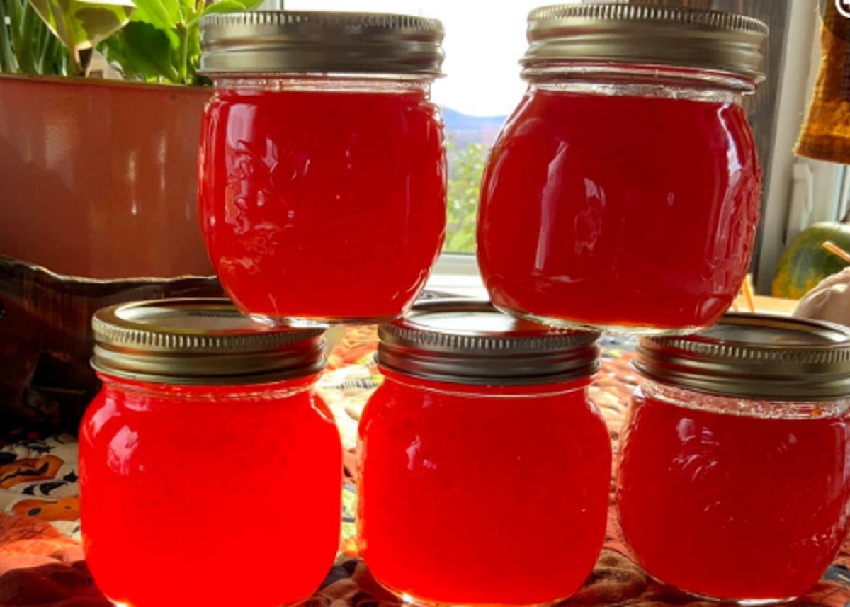 Recette: Gele de poivron rouge.