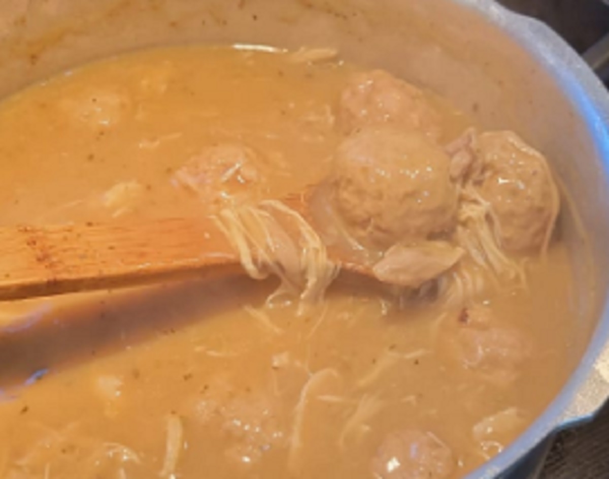 Recette: Ragot de boulettes et de poulet.