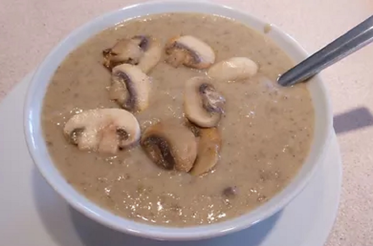 Recette: Potage aux champignons.