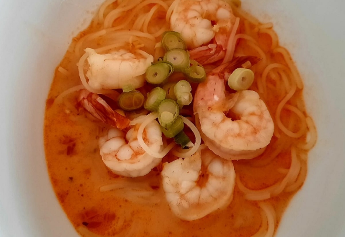 Recette: Soupe aux crevettes.