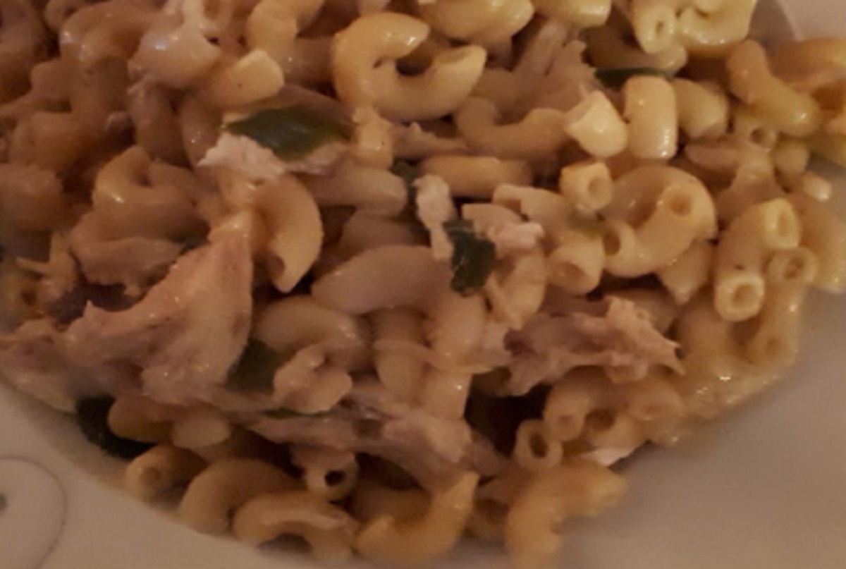 Recette: Macaronis au poulet de m�m�.