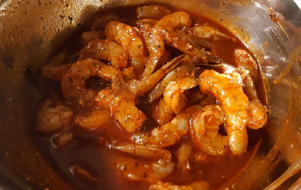 Recette: Marinade pour crevettes.