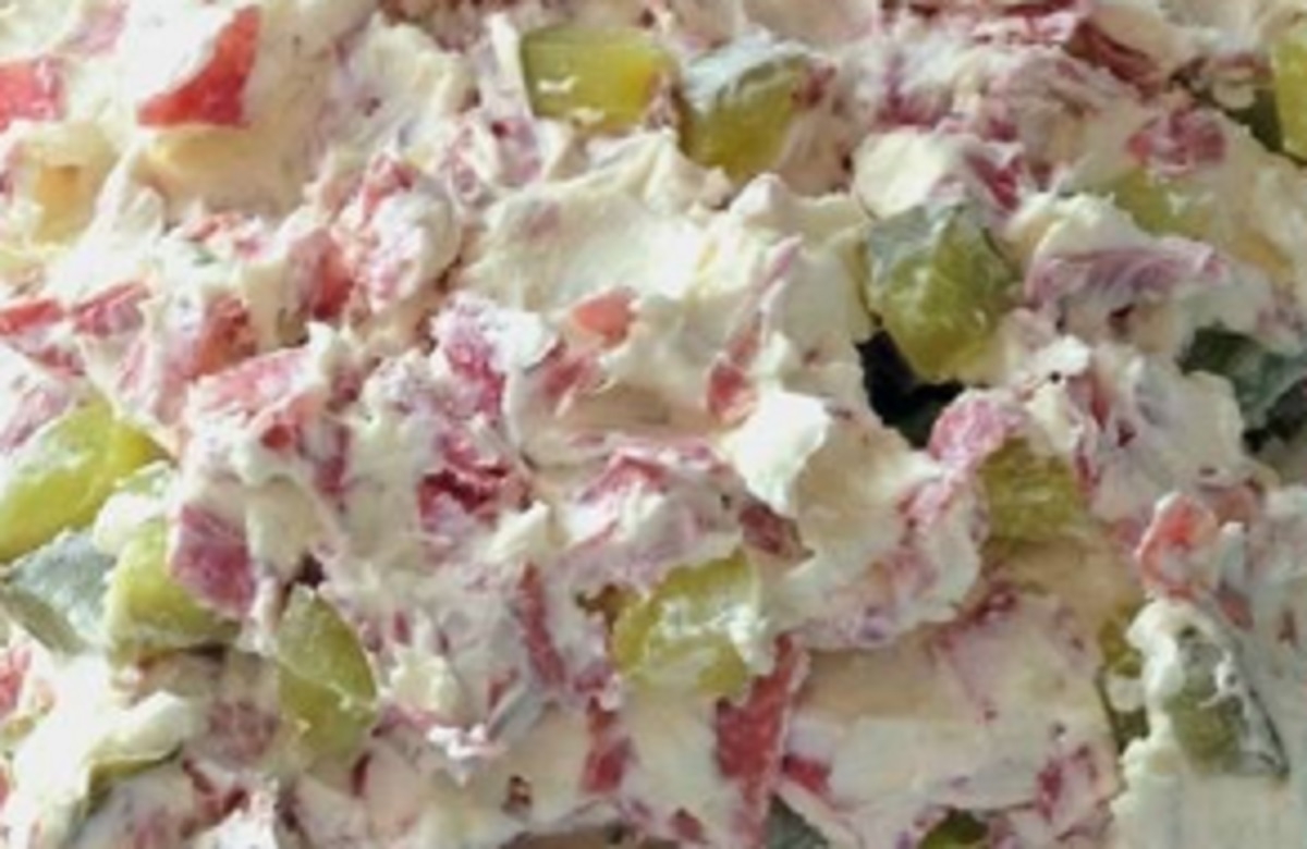 Recette: Trempette au fromage et cornichons  l'aneth.