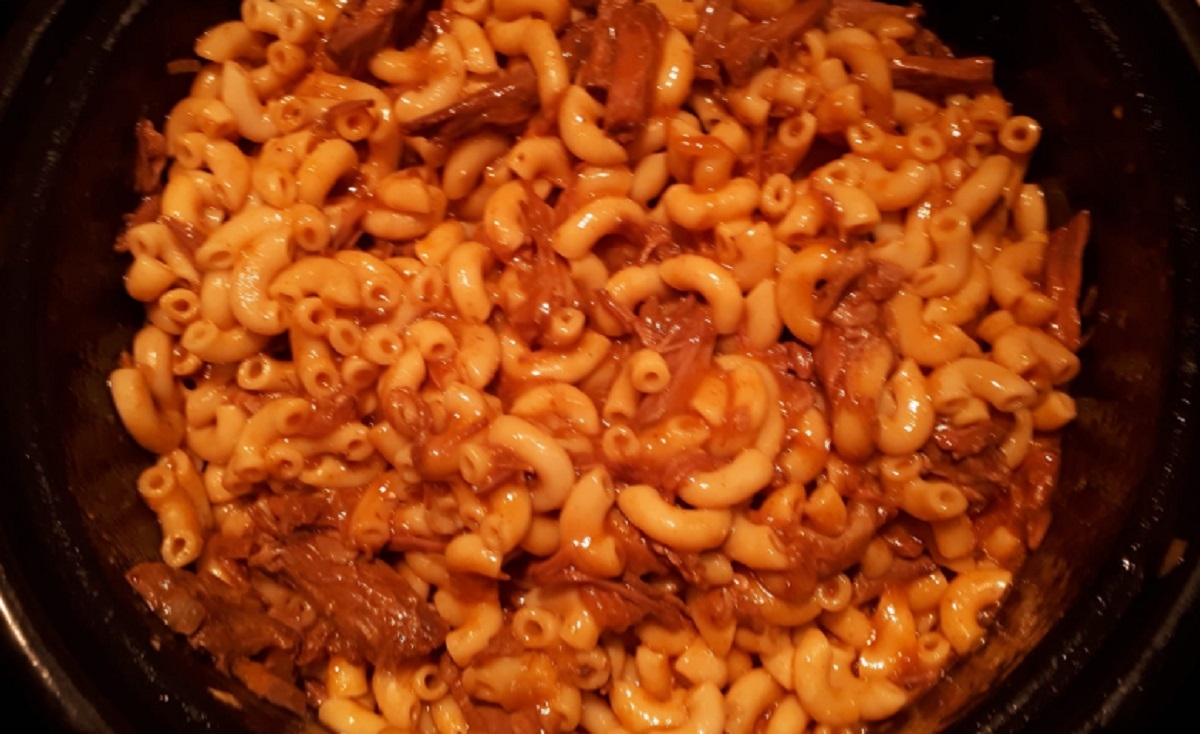 Recette: Macaronis de boeuf brais�.