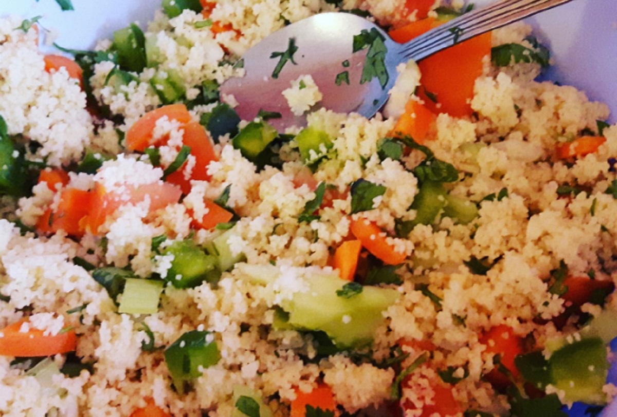 Recette: Taboule aux l�gumes.