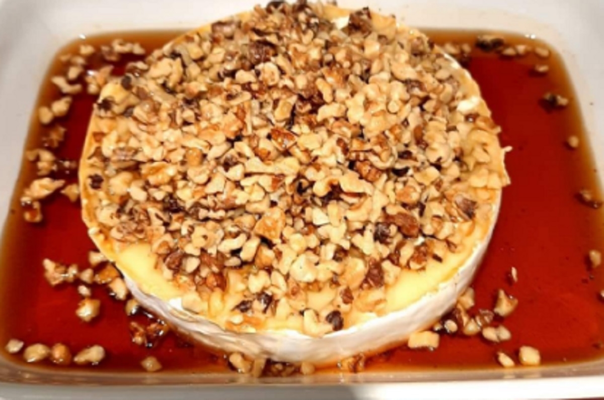 Recette: Brie aux noix de grenobles et sirop d'�rable.