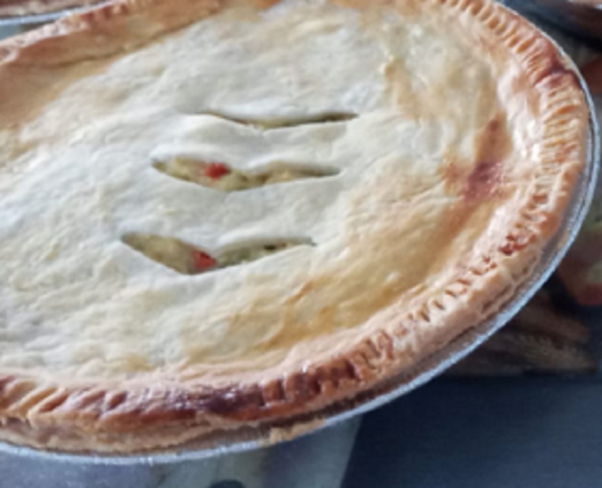 Recette: P�t� au poulet facile de maman.